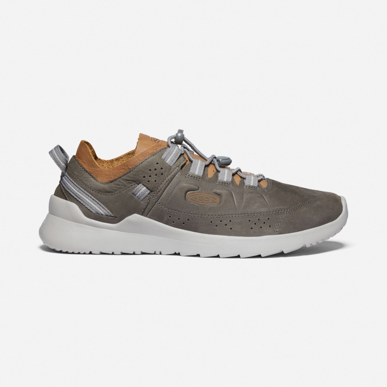 Keen Highland Shoes - Men's Grey Deep Grey Footwear